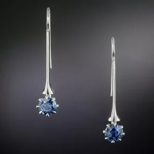 Sapphire Dangle Earrings