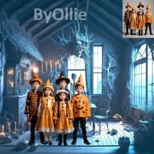 15 Haunted Creepy Halloween Scary Rooms Gothic Spooky Trick or Treat Studio CG Castle Digital Backdrops Pumpkin Backgrounds Photo Overlays